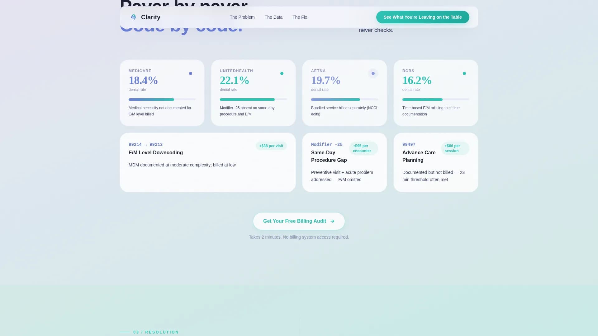 Invoice — Streamlined Medical Billing Services Landing Page Template