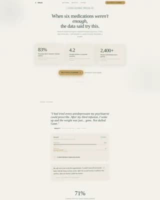 Infuse - Ketamine Therapy Landing page Template