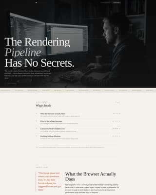 Front End - High Converting Development Landing Page Template