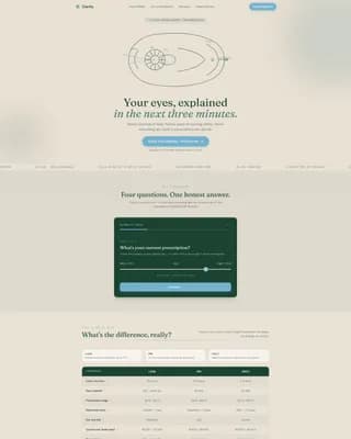 Eye Care & Optometry Booking Website Template
