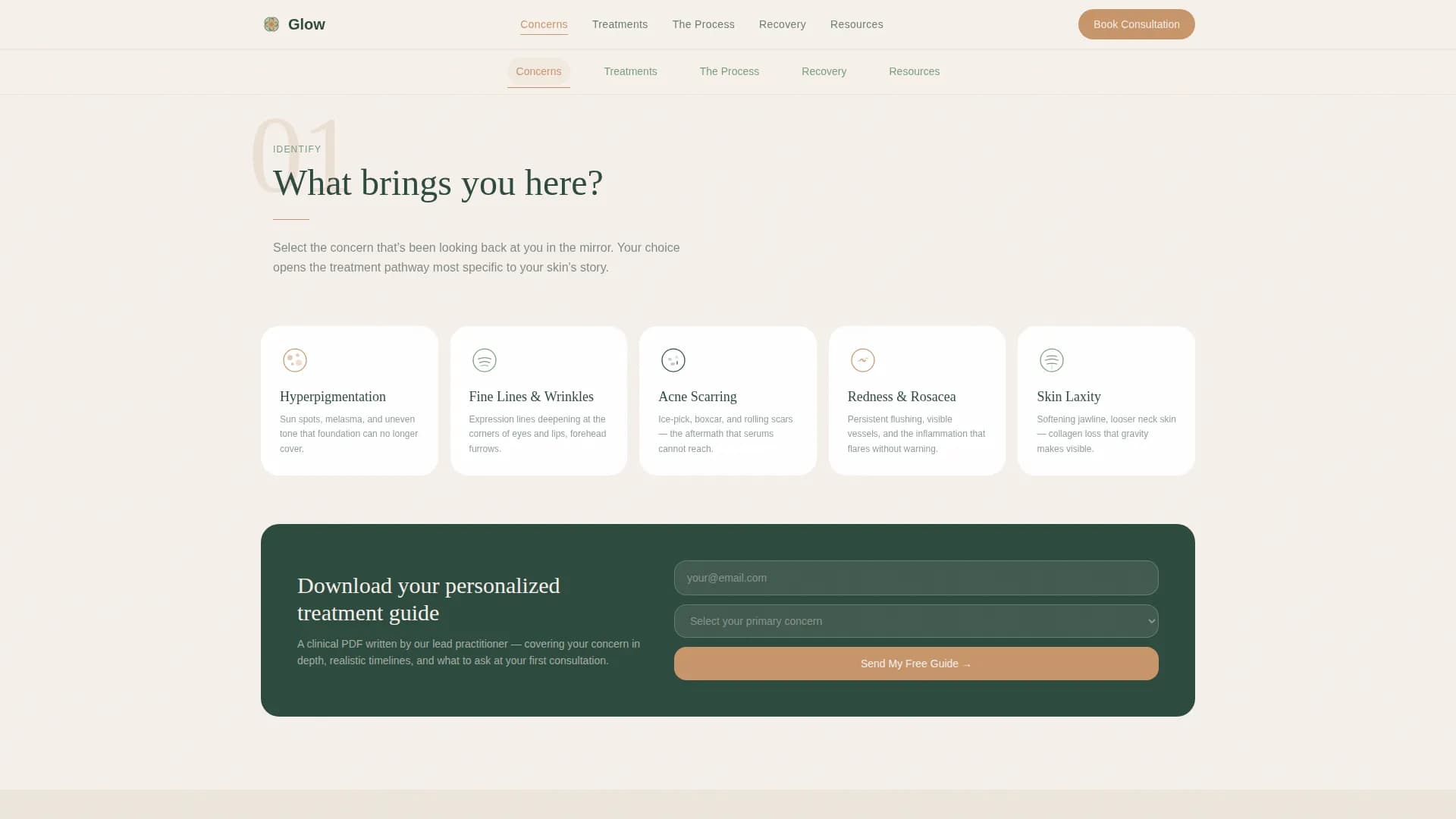 Dermatology & Skin Clinic Professional Website Template