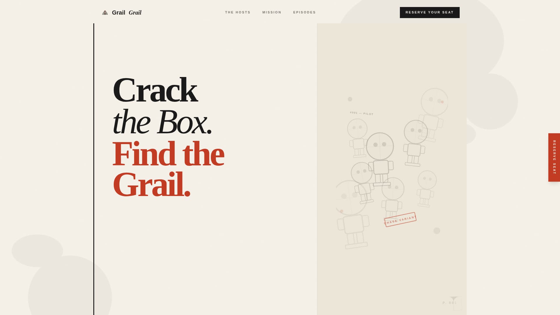 Grail - Compelling Podcast Landing Page Template