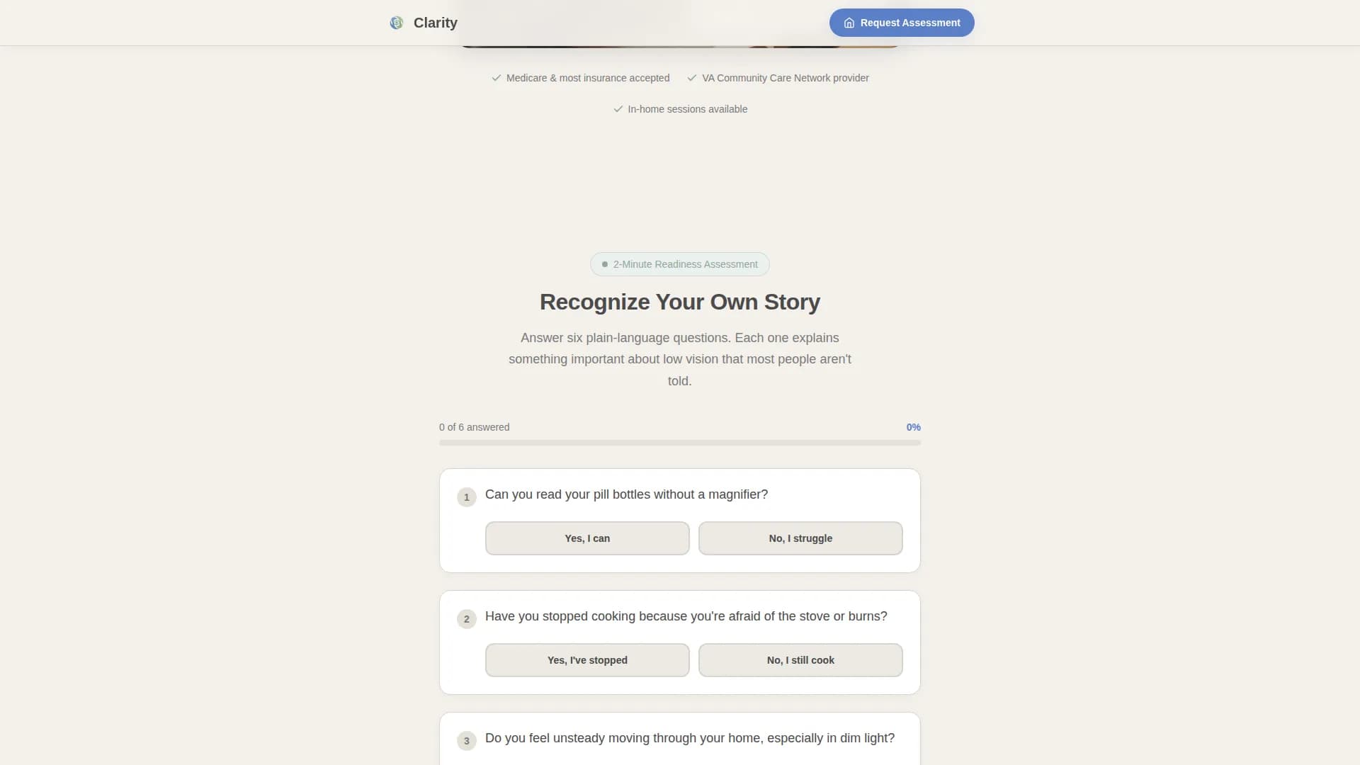 Eye Care & Optometry Professional Website Template