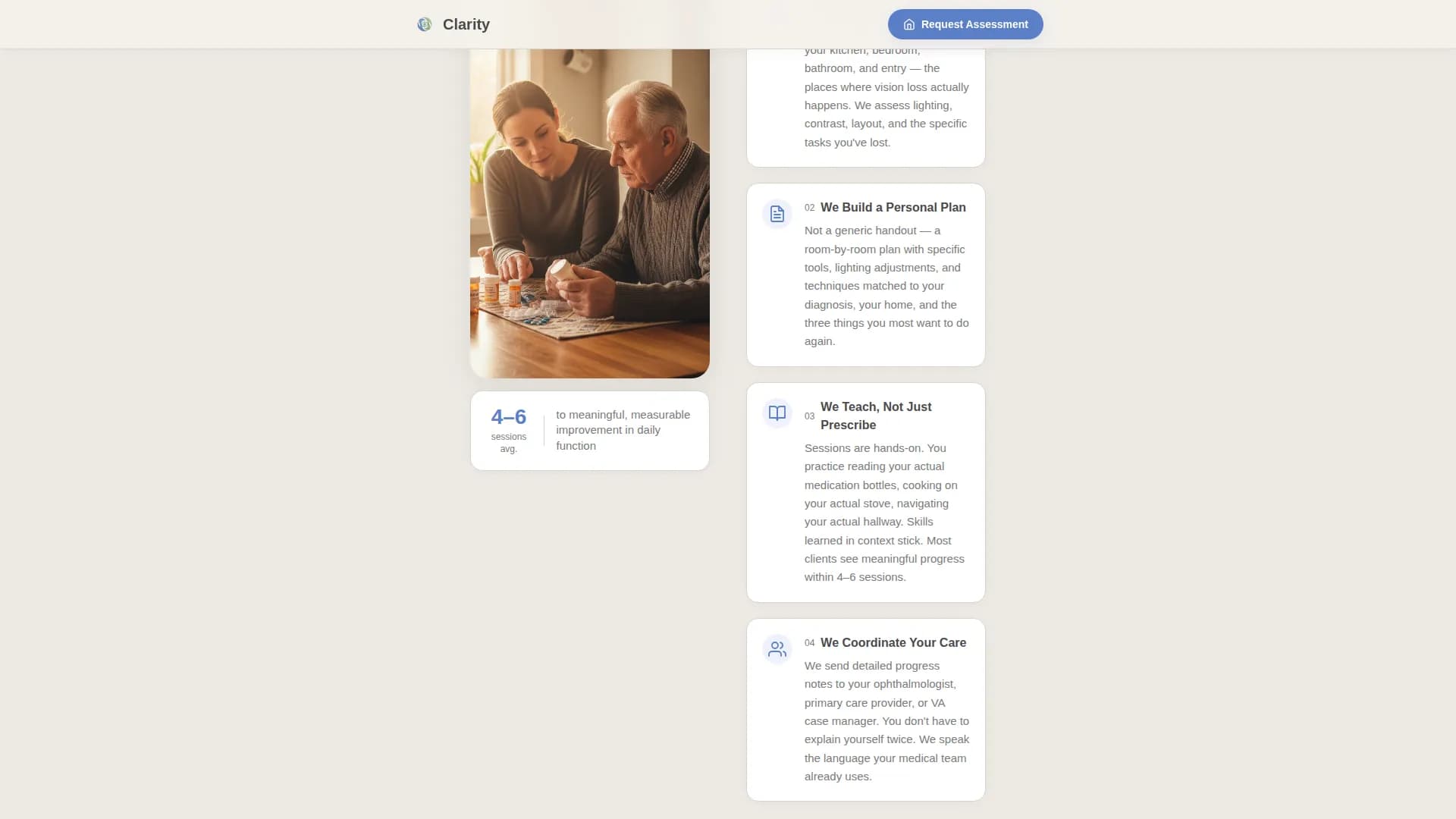 Eye Care & Optometry Professional Website Template