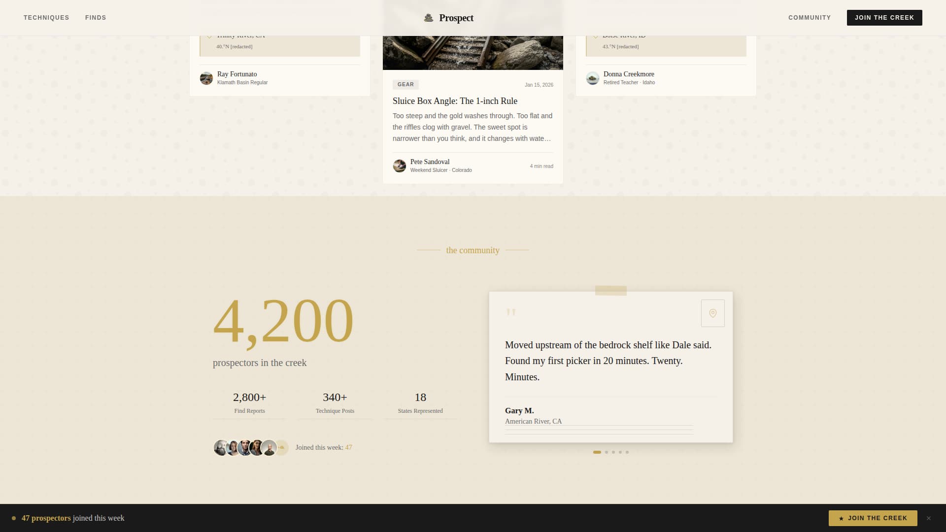 Prospect - Inspiring Prospecting Landing Page Template