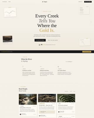 Prospect - Inspiring Prospecting Landing Page Template