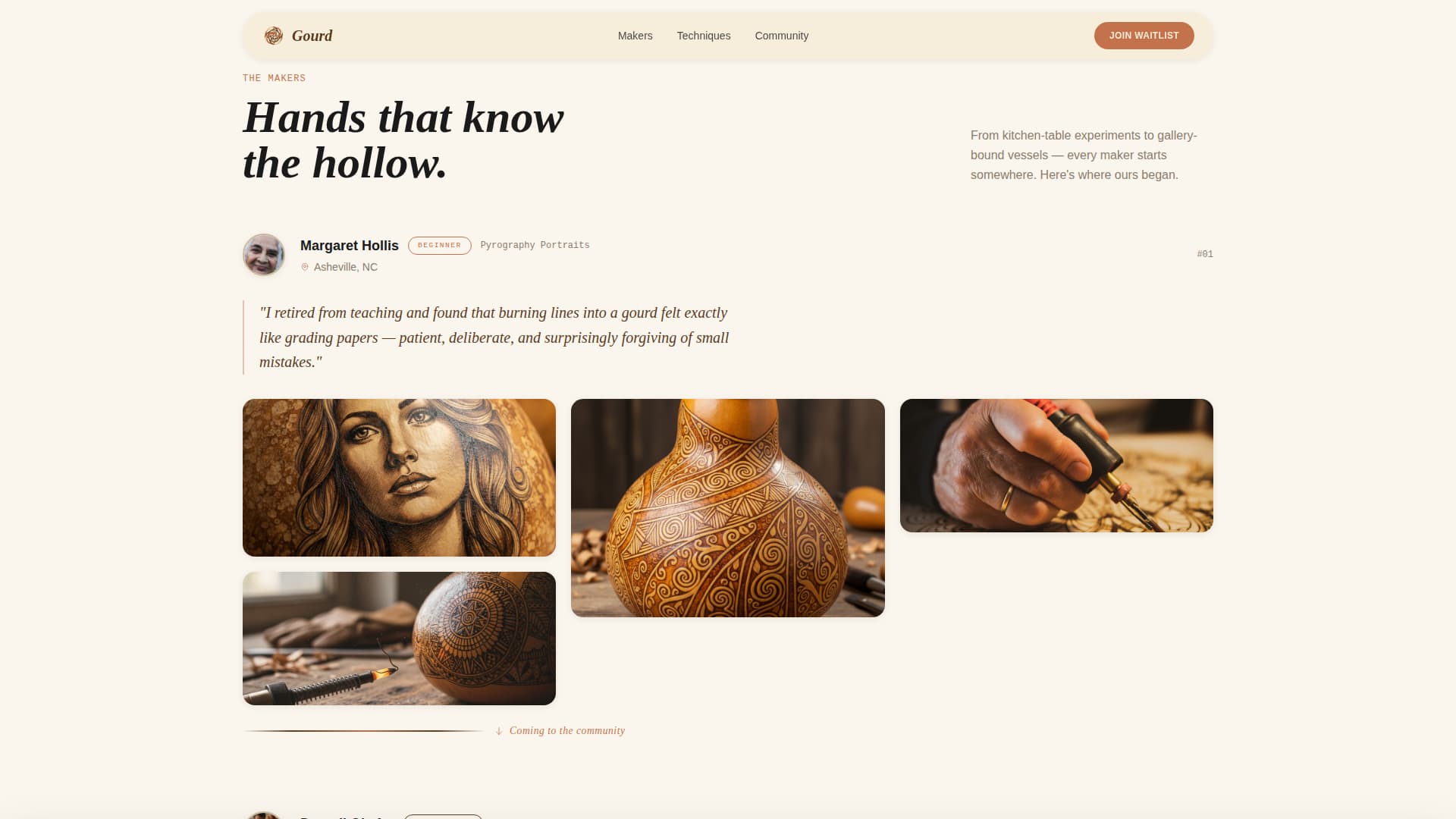 Gourd - Artisan Craft Landing Page Template