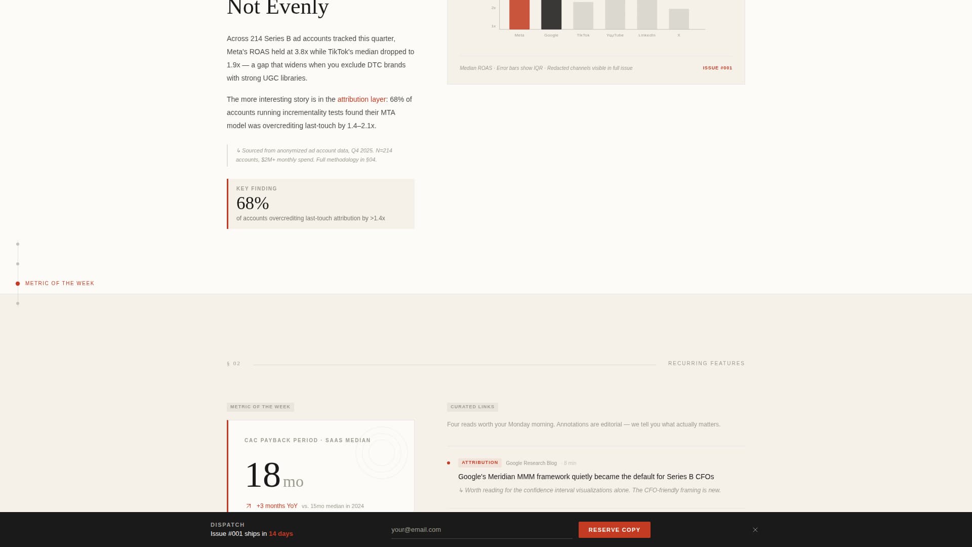 Dispatch - Authoritative Growthmarketing Landing Page Template
