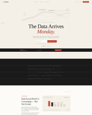 Dispatch - Authoritative Growthmarketing Landing Page Template