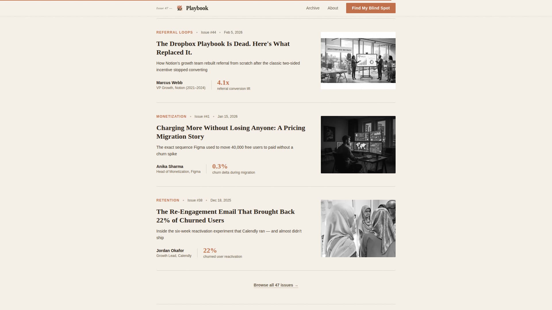 Playbook - Authoritative Growthmarketing Landing Page Template