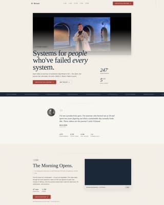Ritual — Proven Habit Formation Landing Page Template