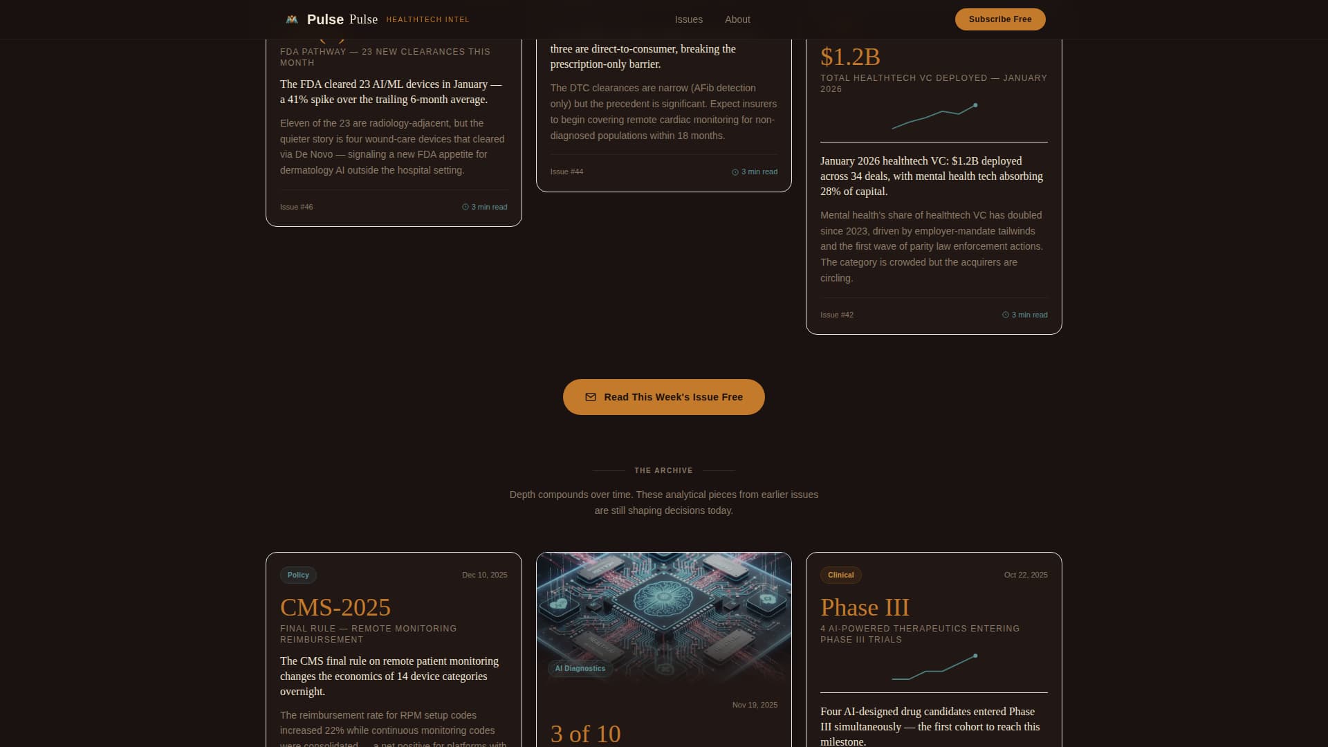 Healthtech - Performancedriven Data Landing Page Template