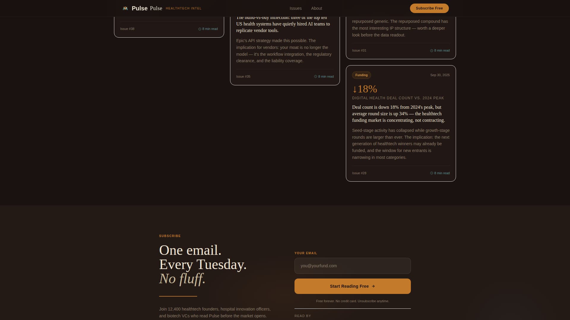 Healthtech - Performancedriven Data Landing Page Template