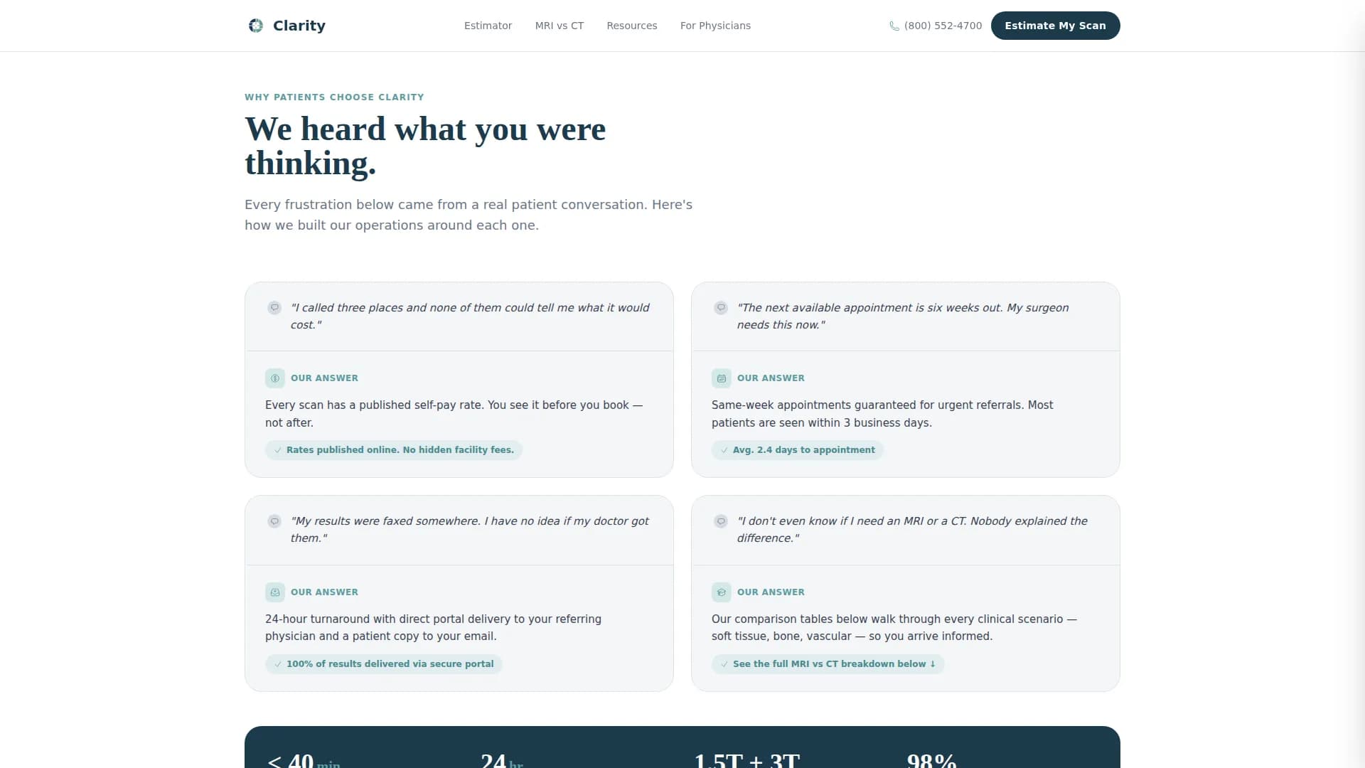 Diagnostic Lab & Imaging Cost Calculator Website Template