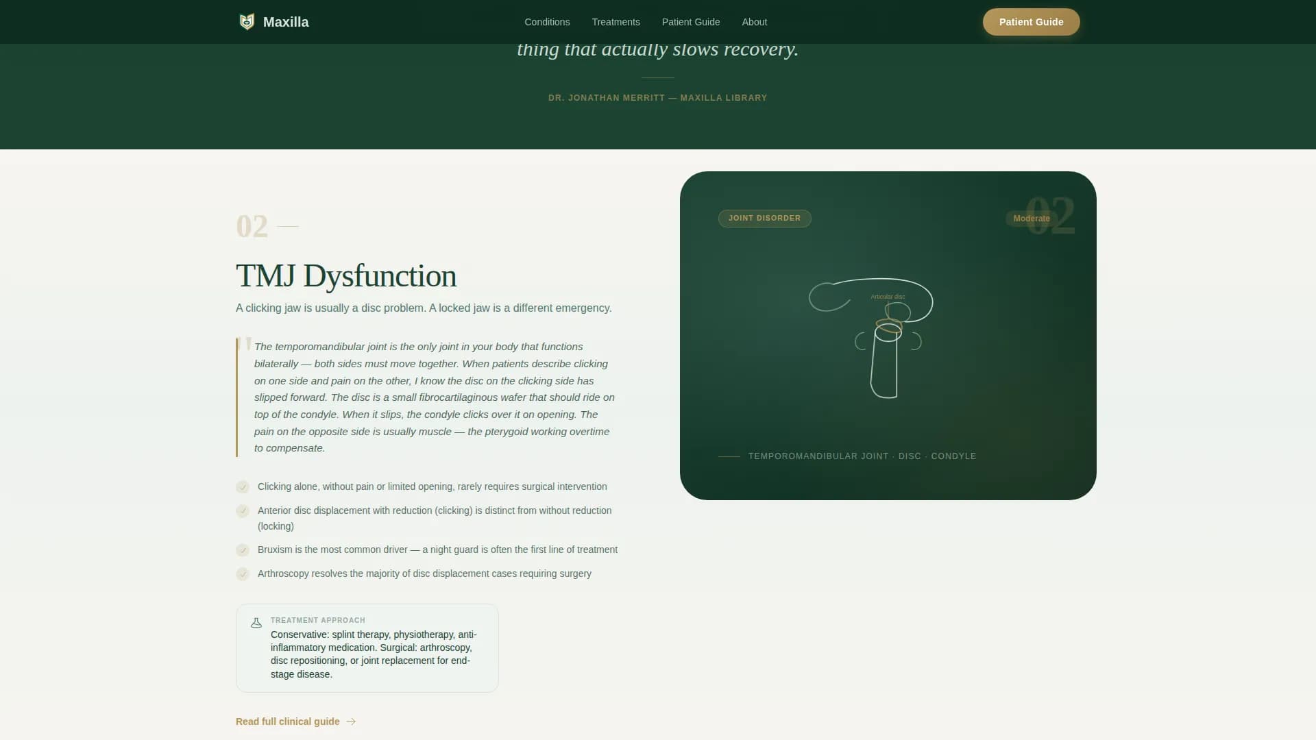 Maxillofacial Surgeon Professional Website Template