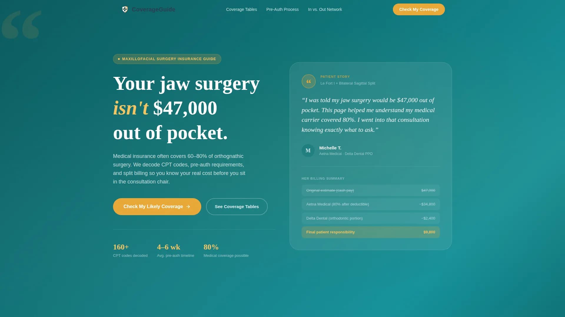 Maxillofacial Surgeon Education Website Template