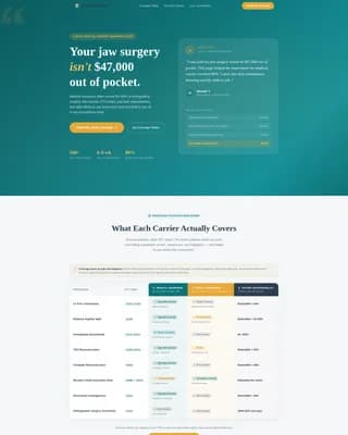 Maxillofacial Surgeon Education Website Template
