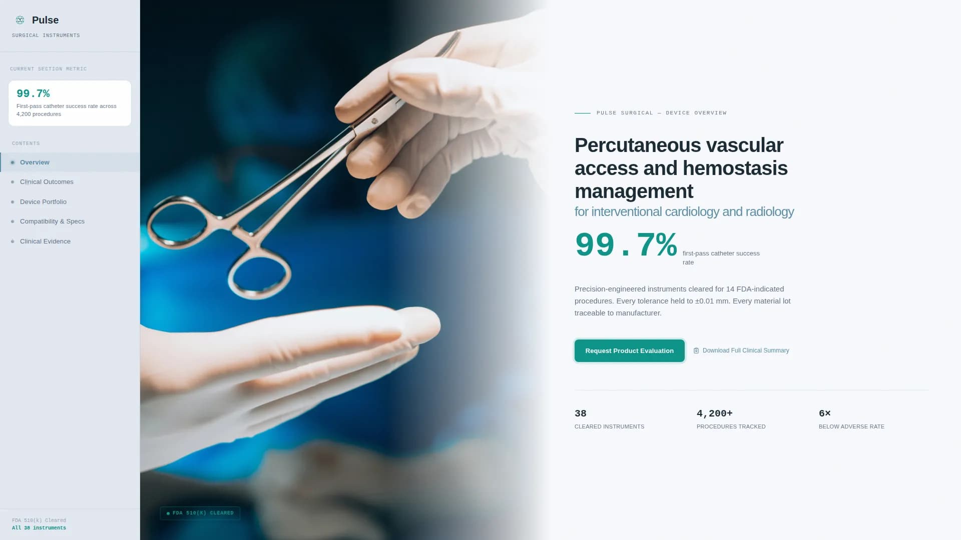 Medical Equipment & Supply Professional Website Template