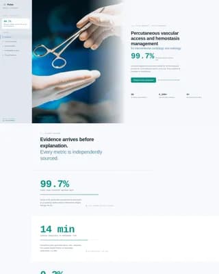 Medical Equipment & Supply Professional Website Template