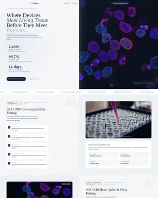 Clinical Research & Trial Professional Website Template