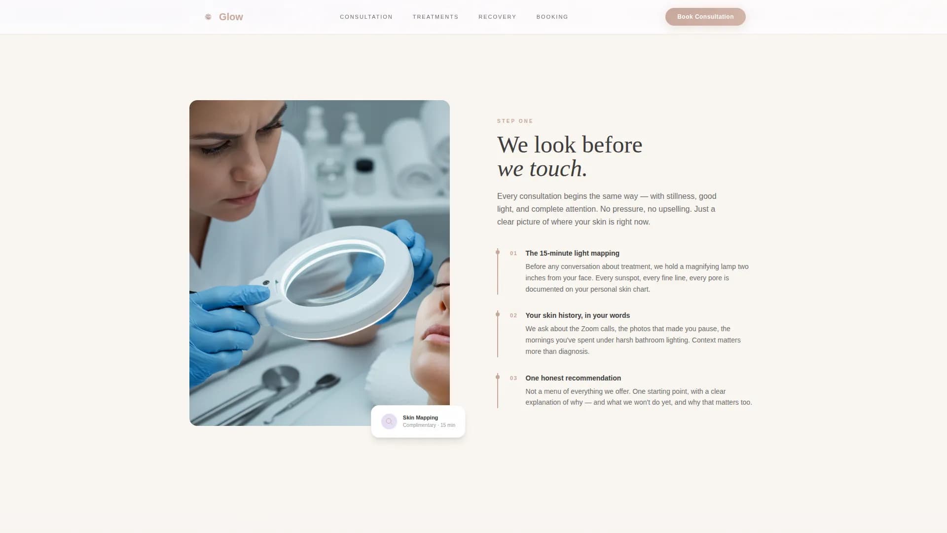 Dermatology & Skin Clinic Booking Website Template