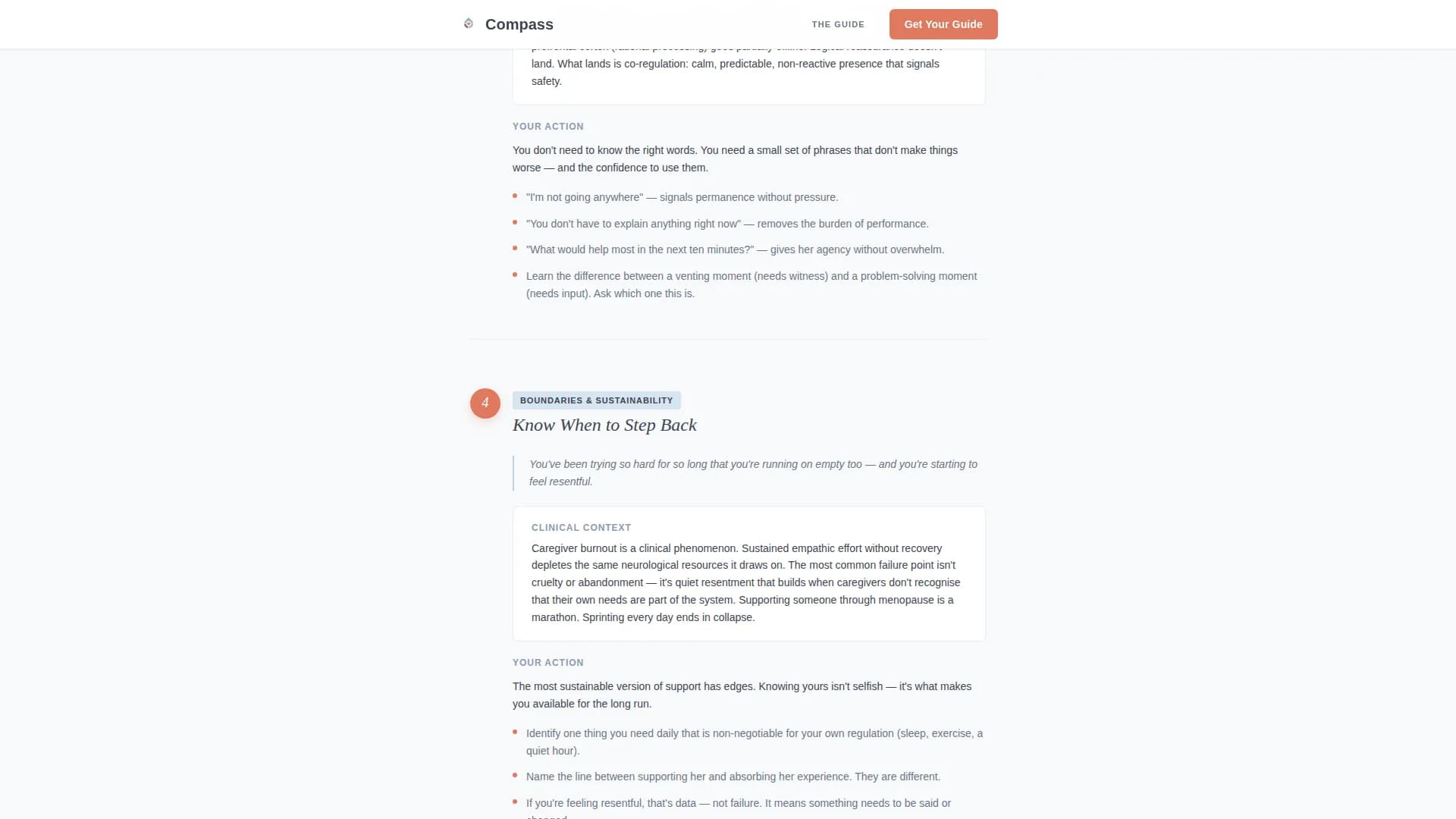 Menopause Care Cost Calculator Website Template