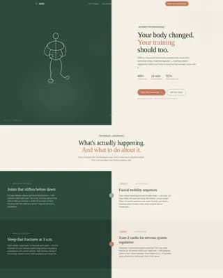 Menopause Care Booking Website Template