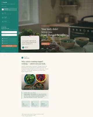 Menopause Care Professional Website Template