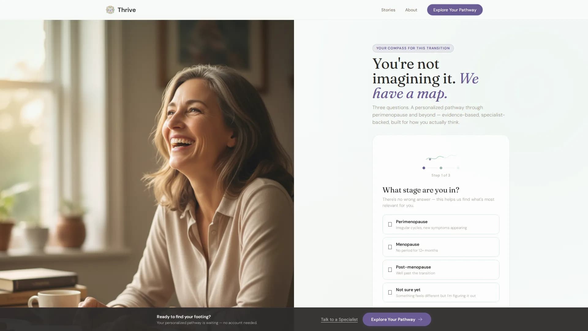 Menopause Care Reviews Website Template