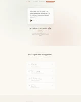 Women's Health & OB-GYN Booking Website Template
