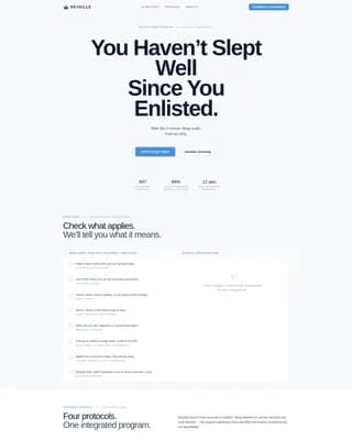 Sleep Medicine & Clinic Specialist Booking Website Template