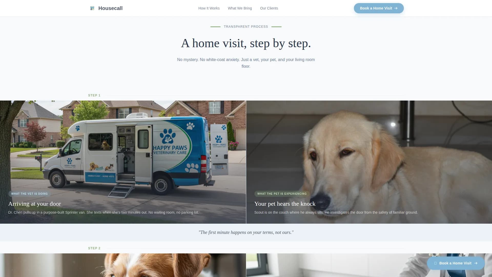 Veterinary & Animal Hospital Booking Website Template