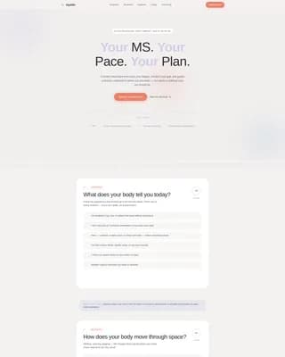 Multiple Sclerosis Care Specialist Professional Website Template