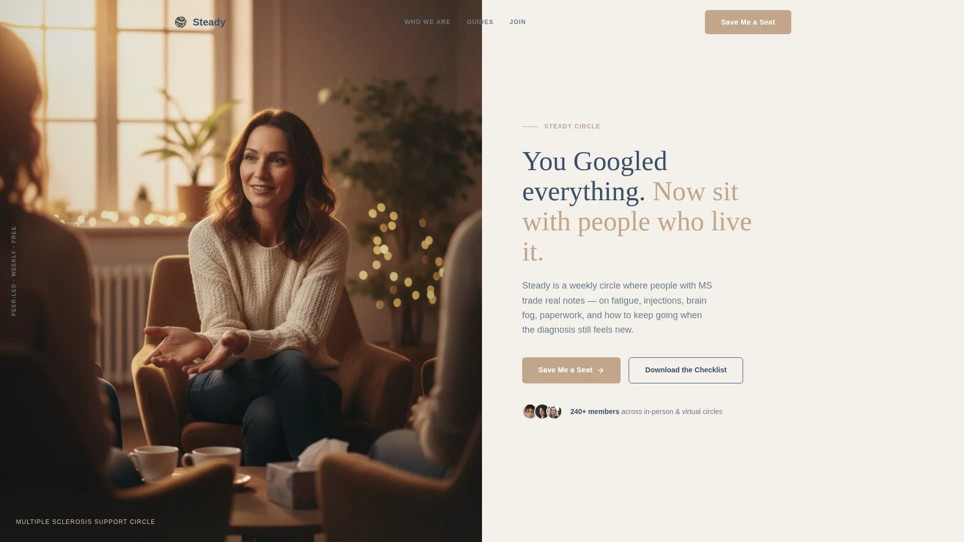Multiple Sclerosis Care Professional Website Template