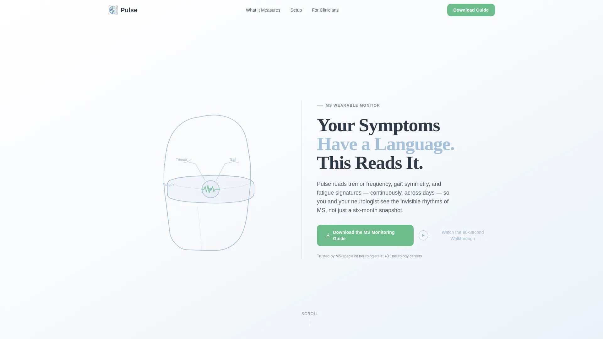 Multiple Sclerosis Care Professional Website Template
