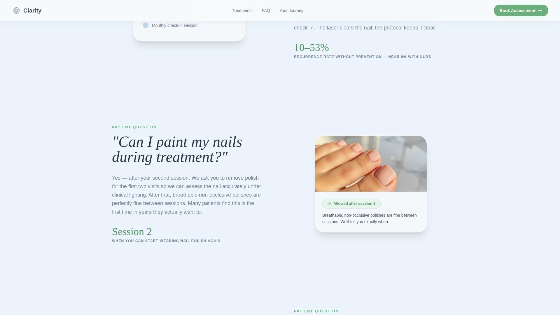 Podiatry & Foot Care Booking Website Template