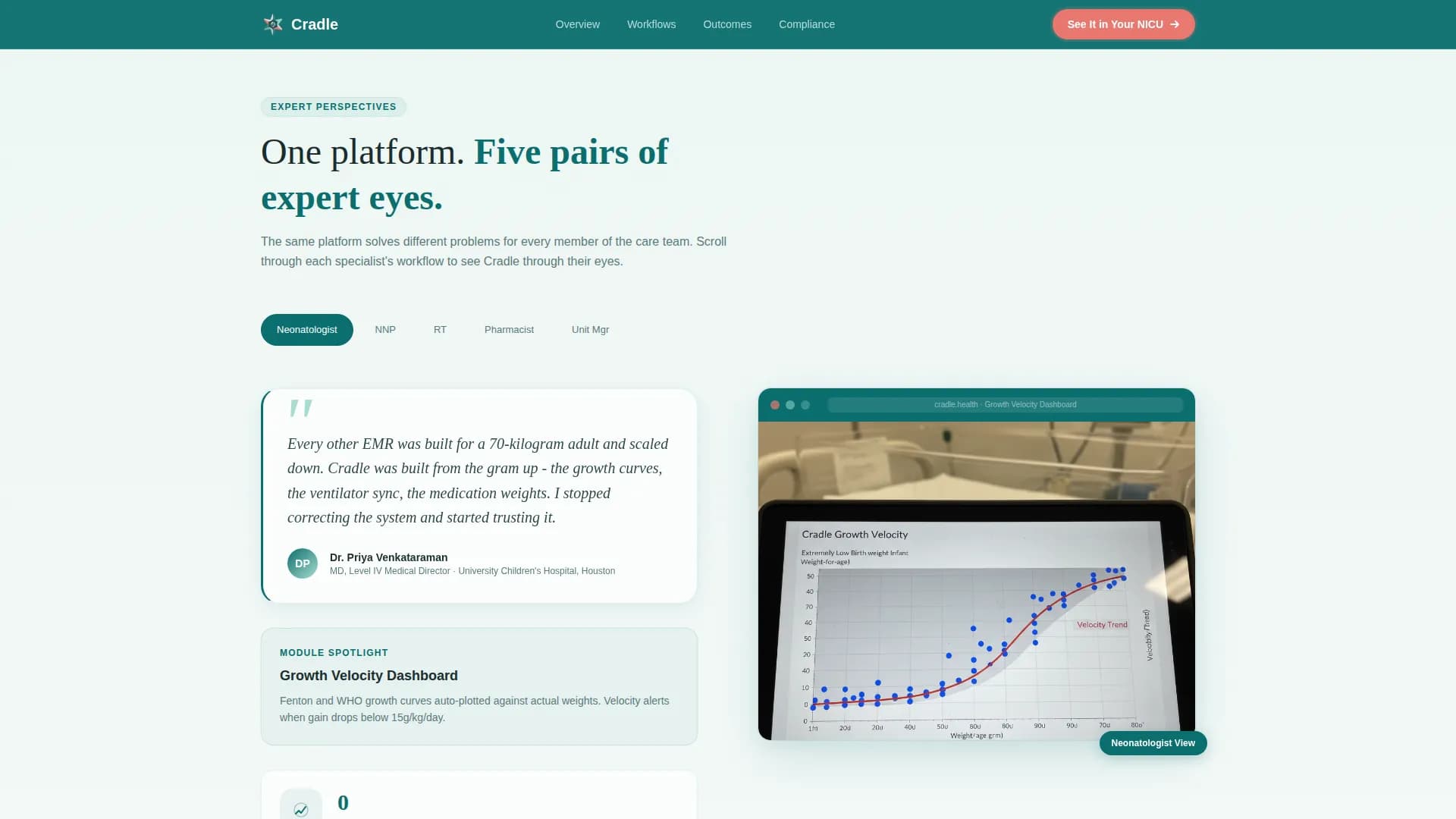 Neonatology Medicine Booking Website Template