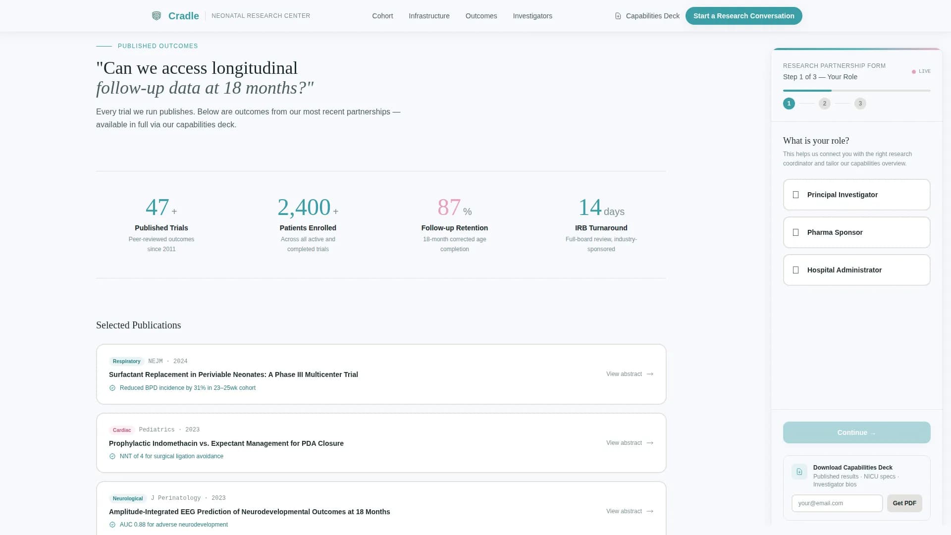 Neonatology Medicine FAQ Website Template