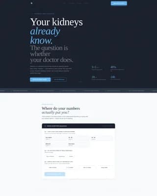 Nephrologist Booking Website Template