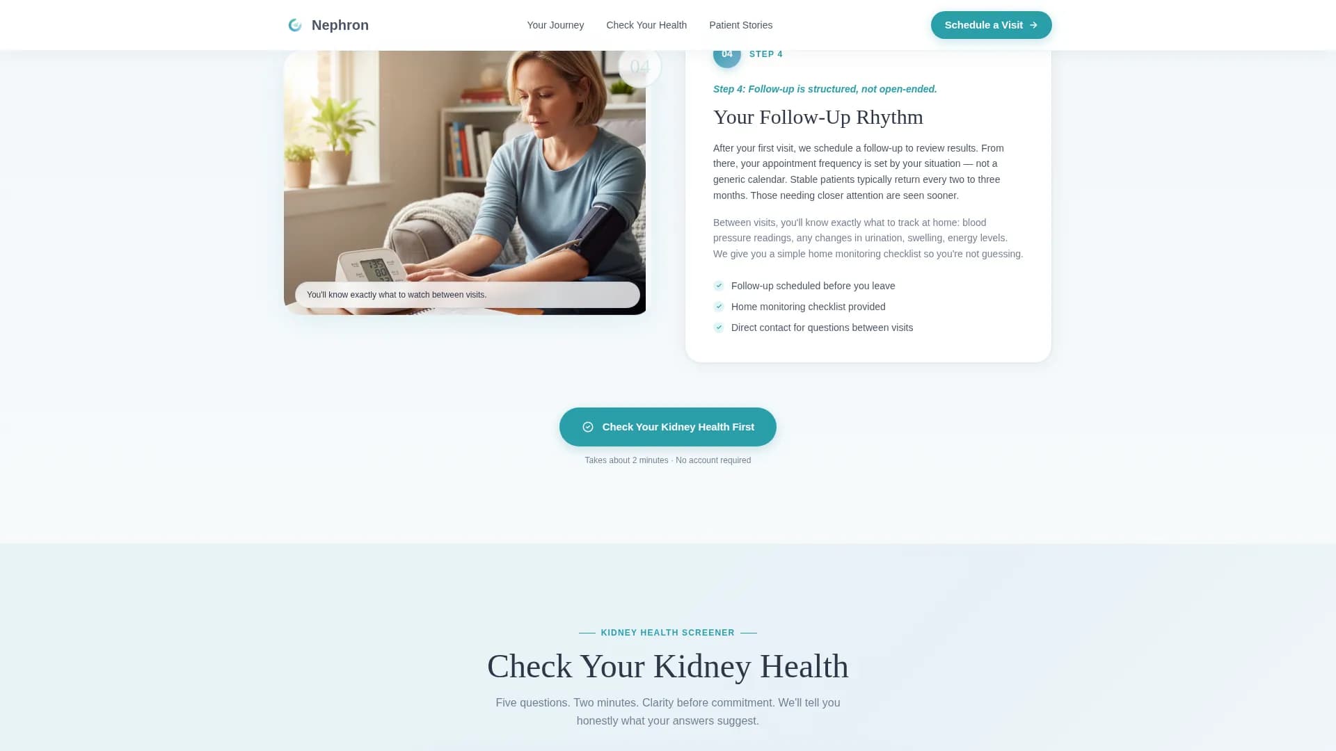 Nephrologist Booking Website Template