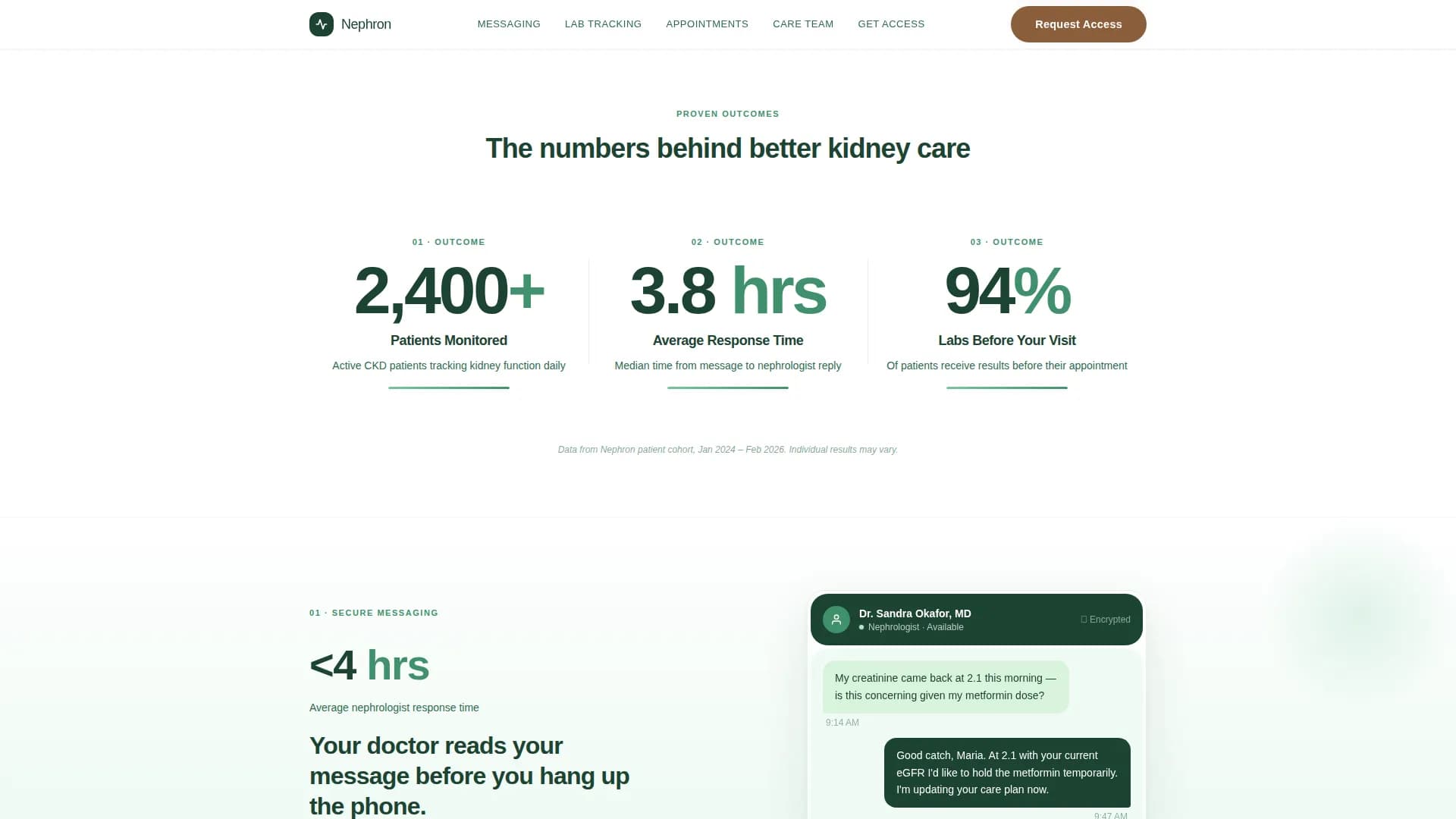 Nephrologist Booking Website Template