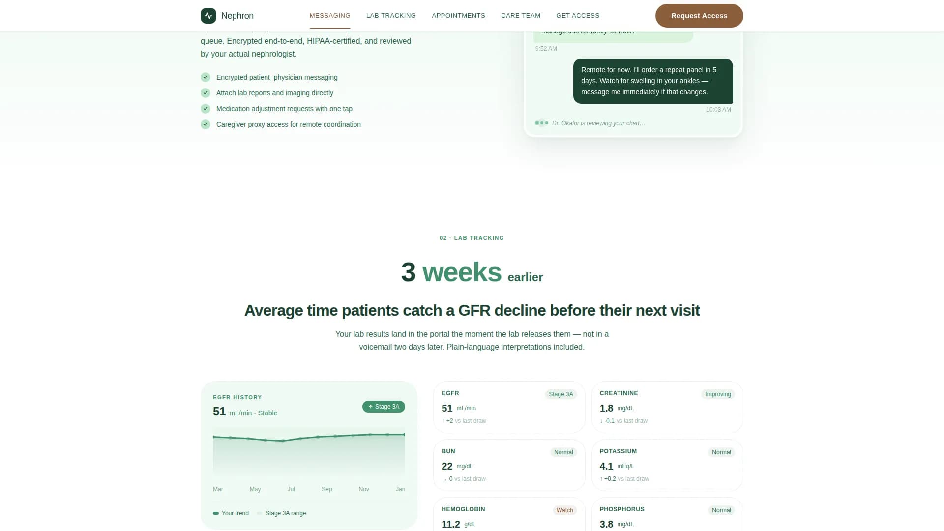 Nephrologist Booking Website Template