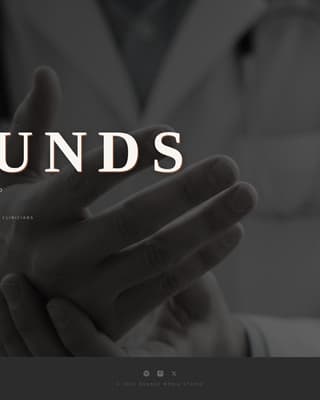 Rounds - Editorial Healthcare Landing Page Template