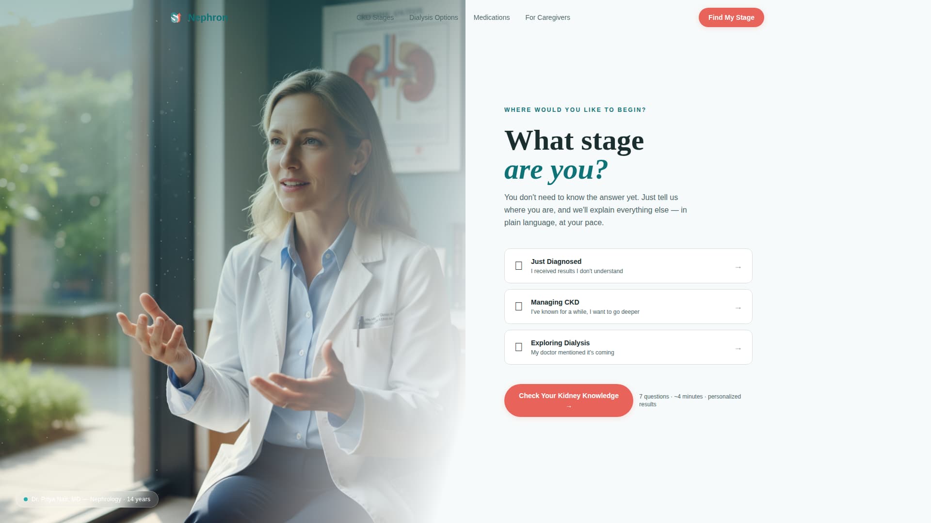 Nephrology Medicine Education Website Template