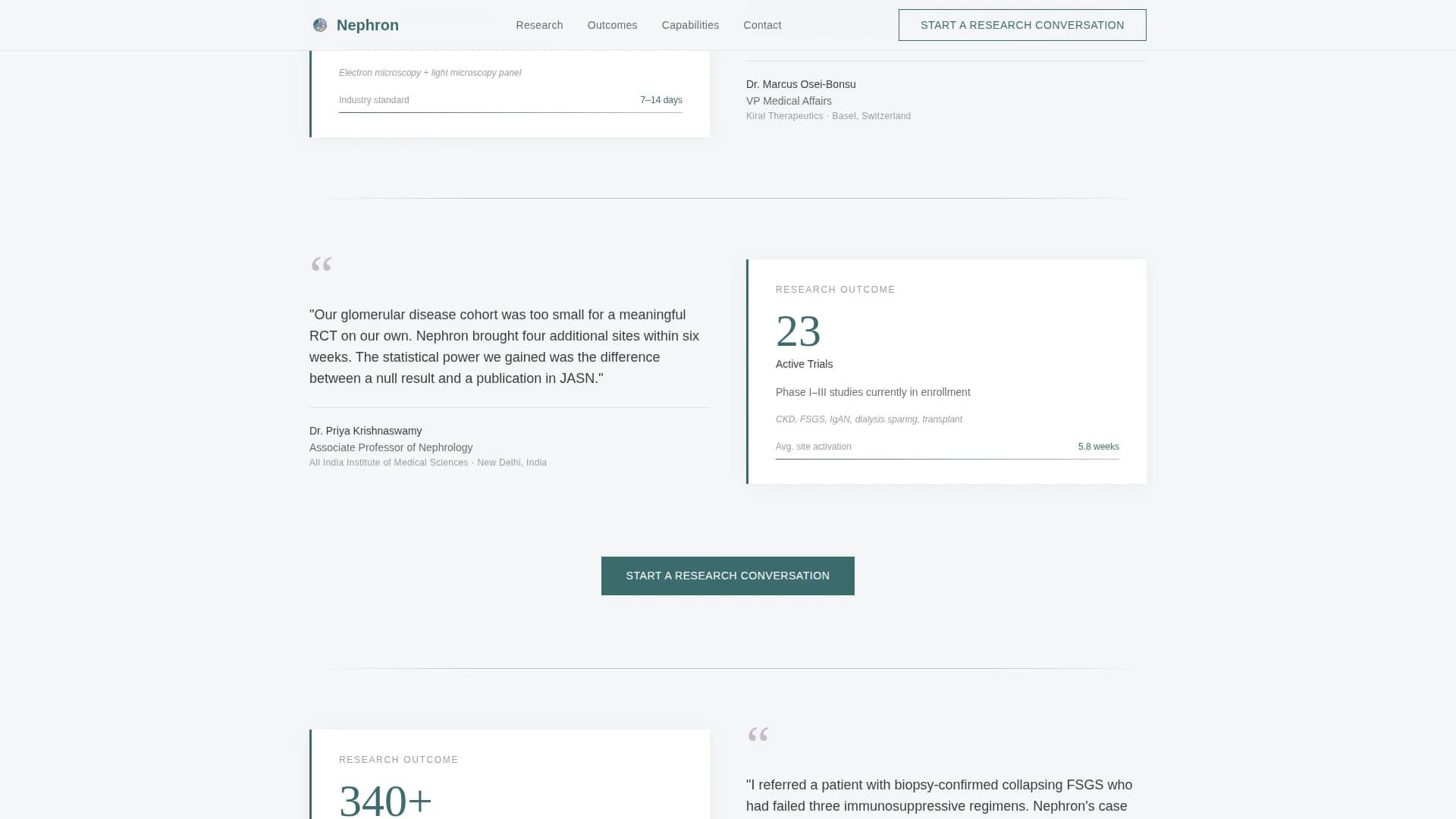 Nephrology Medicine Reviews Website Template