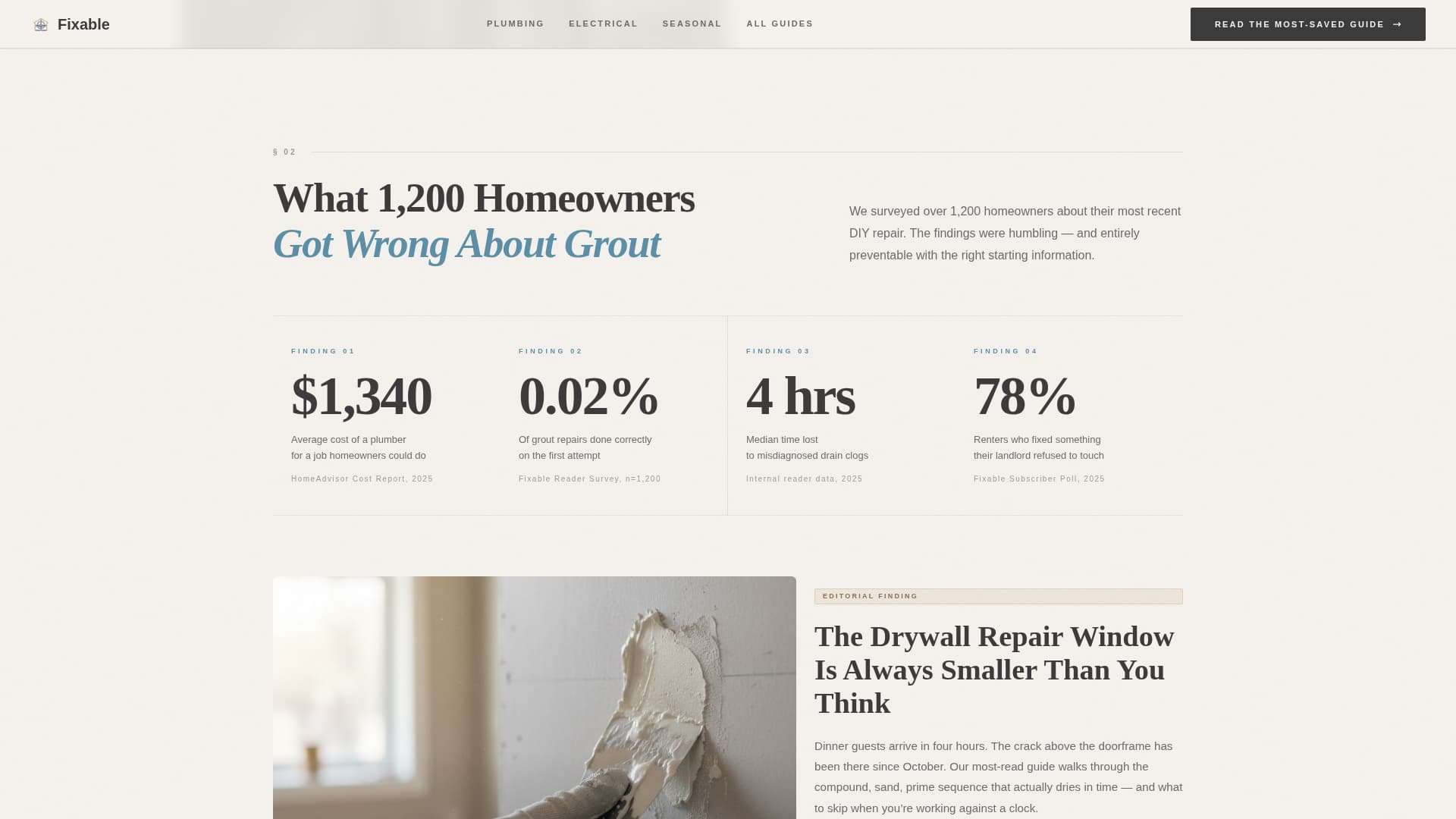 Fixable - Authoritative Homerepair Landing Page Template