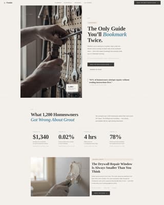 Fixable - Authoritative Homerepair Landing Page Template