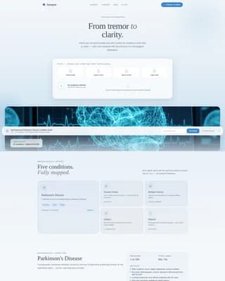 Neurologist Specialist FAQ Website Template