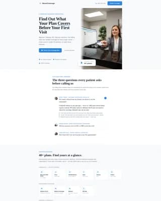 Neurologist FAQ Website Template