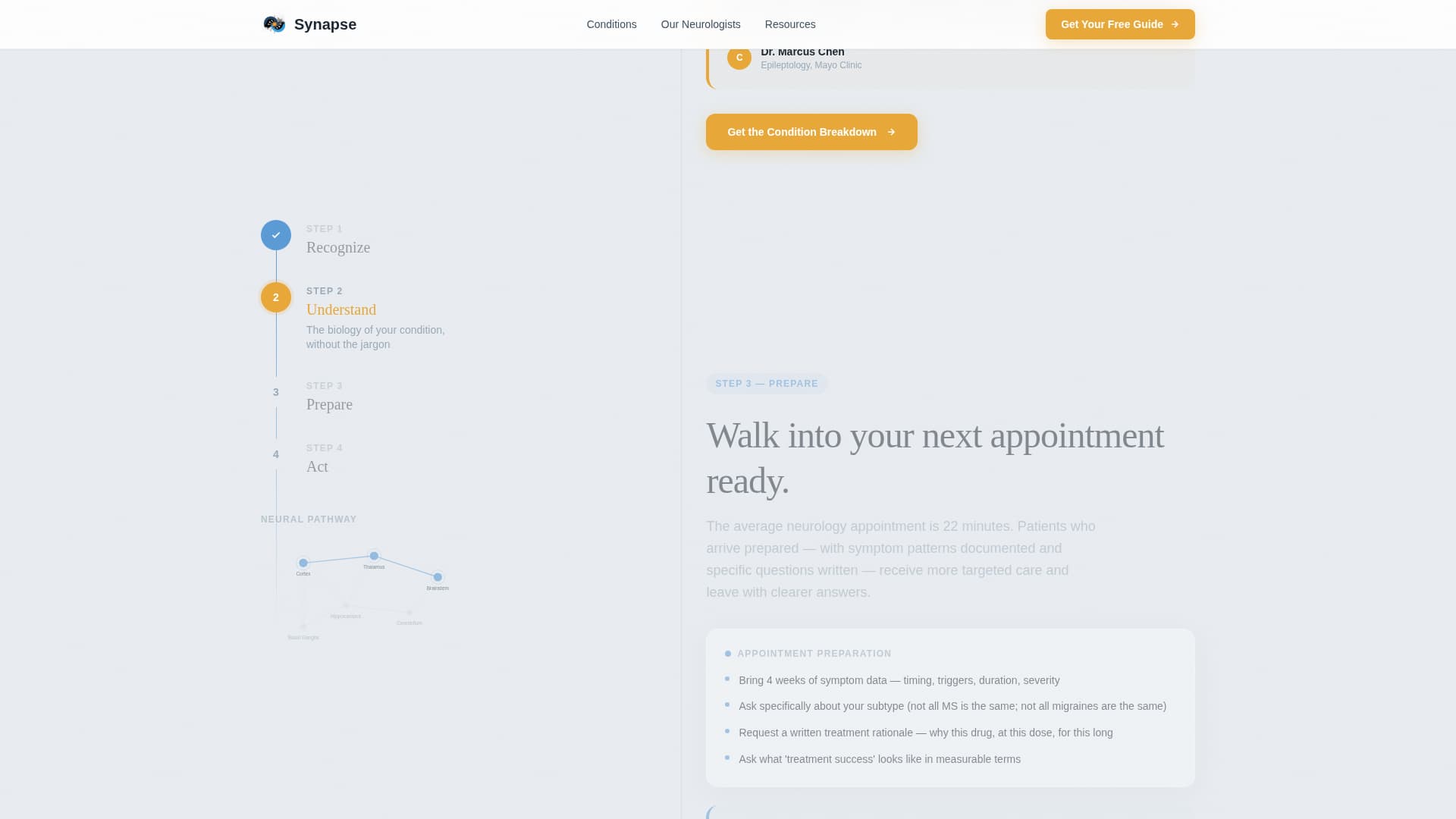 Cerebrum — Expert Neurology Specialist Landing Page Template